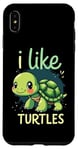 iPhone XS Max I Like TURTLES Cartoon Turtle Case