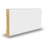 Combiwood Karmlist dørsett furu 12x069 avrundet hvitmalt s0500-n klassisk hvit 1/1100mm+2/2200mm 