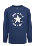 Converse Essentials Long Sleeve Tee Navy Converse