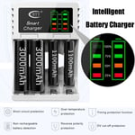 Battery Charger 4 Slot For AA AAA NI-CD NI-MH Rechargeable Batteries