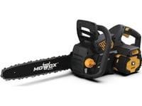 Mowox | Excel Series Hand Held Battery Chain Saw With Toolless Saw Chain Tension System | Ecs 4062 Li | 62 V | Lithium-Ion Technology