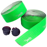 Deda Mistral Green Fluro Leather Effect Perforated Handlebar Bar Tape