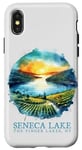 iPhone X/XS Seneca Lake Sunset Vineyard Finger Lakes NY Nostalgic Art Case