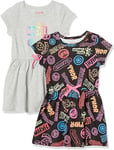 Girls Disney Marvel Frozen Princess Short Sleeve Dresses 2 In A Pack Age 11-12