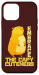 Coque pour iPhone 12 mini Embrassez le jeu de mots Capybara Capy-Cuteness pour les visiteurs du zoo