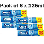 Oral-B Pro-Expert Professional Protection Toothpaste Mint Flavour Pack 6 x 125ml