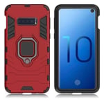 Ring Guard case - Samsung Galaxy S10 skal - Röd