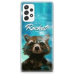 ERT GROUP Coque de téléphone Portable pour Samsung A33 5G Original et sous Licence Officielle Marvel Motif Rocket 006 Parfaitement adapté à la Forme du téléphone Portable, Coque en TPU