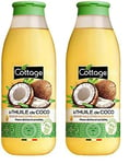 Cottage Douche Huile Extra Nourrissante à l'Huile de Coco Peaux Sèches et Sensibles, 560ml (Lot de 2)