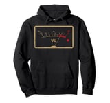 VU Meter Music Lovers Vinyl Record Collector Retro Novelty Pullover Hoodie