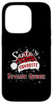 Coque pour iPhone 14 Pro Plaid de Noël préféré de Funny Santa, reine de Noël, buffle