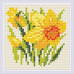 Riolis Kit mosaïque diamant Narcisse jaune
