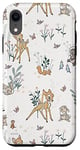 Coque pour iPhone XR Disney Bambi et Thumper Floral