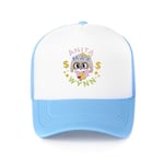 Anita Max Wynn Trucker Hat Broderi Cartoon Dragon Baseball Cap Mesh Cap Blue