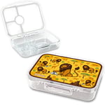 Jarlson Boite a gouter Enfant BILLI - Lunch Box avec 4 compartimentss - Bento Box sans BPA - pour l'école et la Maternelle - 850 ML