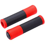 BBB BHG-97 Viper Bicycle Cycle Bike Grips Black / Red - 130 MM