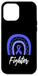 Coque pour iPhone 12 Pro Max Fighter Blue Ribbon Angelman Syndrome Sensibilisation au syndrome