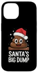 Coque pour iPhone 14 Santa's Big Dump - Xmas Funny Pajamas Christmas Poop