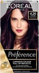 Preference Permanent Dark Purple Hair Dye by L'Oreal, Luminous Colour, Grey hai