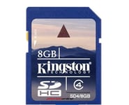 Kingston Digital carte SD SDHC 8Go SDHC Class 4 sans l'emballage BULK