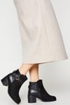 Good For The Sole: Extra Wide Fit Heather Heeled Ankle Boot