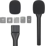 Interview Adaptateur Portable de Microphone sans Fil Compatible avec DJI Mic, DJI Mic 2, Rode Wireless GO, GO II, Wireless Me/Wireless Pro Système de Microphone sans Fil Adaptateur Portable