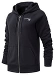 New Balance Core NB Sweatshirt Classique et Tendance en Polaire avec Fermeture Éclair intégrale, Femme