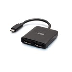 C2G USB C to 2 Port HDMI MST Hub