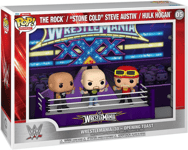 Funko Pop! Moment Deluxe: WWE - Wrestlemania 30 Opening Toast The Rock/ Stone Cold Steve Austin/ Hulk Hogan #05 Vinyl Figure