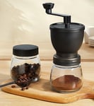 Ceramic Burr Mini Hand Coffee Grinder Kitchen Manual Bean Stainless Steel UK