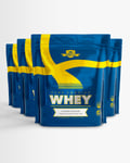 4 x Myseprotein – PureSwe Whey, 1 kg, Melkesjokolade – Whey protein, Proteinpulver