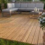 Dalle terrasse autoportante en bois Halden Klikstrom L.120 x l.75 x ep.6,1cm