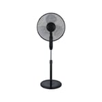 Varma - Ventilateur sur pied Noir 40W 3 vitesses D40cm Connecté