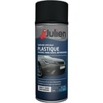 Peinture aérosol pour Plastique de Véhicules - Mat Noir - 400 ml Julien