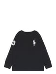 Ralph Lauren Kids Big Pony Cotton Jersey Tee Svart