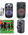 ENCEINTE SONO PORTABLE PARTY BLUETOOTH 400W MOBILE USB TWS LED RGB + ASTRO MSD RADIO FM ENTRÉE MICRO