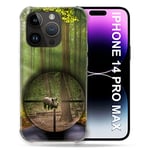 Coque pour Iphone 14 Pro Plus (6.7) Chasse Sanglier Viseur