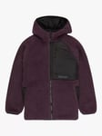 Element Kids' Mainline Collection Sherpa Fleece Jacket, Plum Perfect