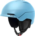 ALPINA Nax Casque de Ski Adulte Unisexe, Bleu fumé Mat, 55-59