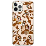 ERT GROUP Coque de téléphone Portable pour Iphone 12/12 Pro Original et sous Licence Officielle Disney Motif Chip & Dale 004 Parfaitement adapté à la Forme du téléphone Portable, Coque en TPU