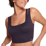 Sloggi BH ZERO Feel Flow Bra Top Mörklila Large Dam