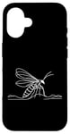 Coque pour iPhone 16 Entomologistes d'art linéaire Antlion