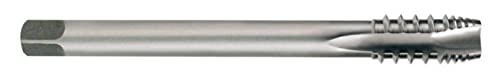 Ruko HSS Machine Tap with Interrupted Thread, DIN 376, Ground, Bright Finish, M 14 x 2.00 mm Nominal Thread Size, 110.0 mm Length, R272140