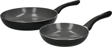 MasterClass Can-to-Pan Ceramic Eco Non-Stick Frying Pan Set, Made from 70 % Rec