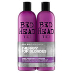 Bed Head by Tigi Dumb Blonde Shampooing et après-shampooing pour cheveux blonds, lot de 2 x 750 ml