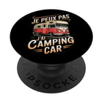 Je Peux Pas J’ai Camping Car Homme Humour Retraite Vintage PopSockets PopGrip Adhésif