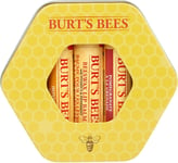 Burt's Bees Lip Balm Gift Set, Beeswax, Honey & Pomegranate Lip Balms, Trio Tin