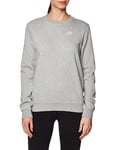 Nike Femme W Nsw Club Flc Crew Stadium Veste, Dk Grey Heather/White, XS EU