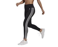 Adidas Women's Leggings Designed to Move High-Rise 3-Stripes 7/8 Sport Black/White