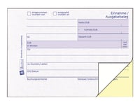 Avery Zweckform - Intäkts/Utgiftskupong - 40 Ark - A6 - Liggande - Kopia - Självkopierande